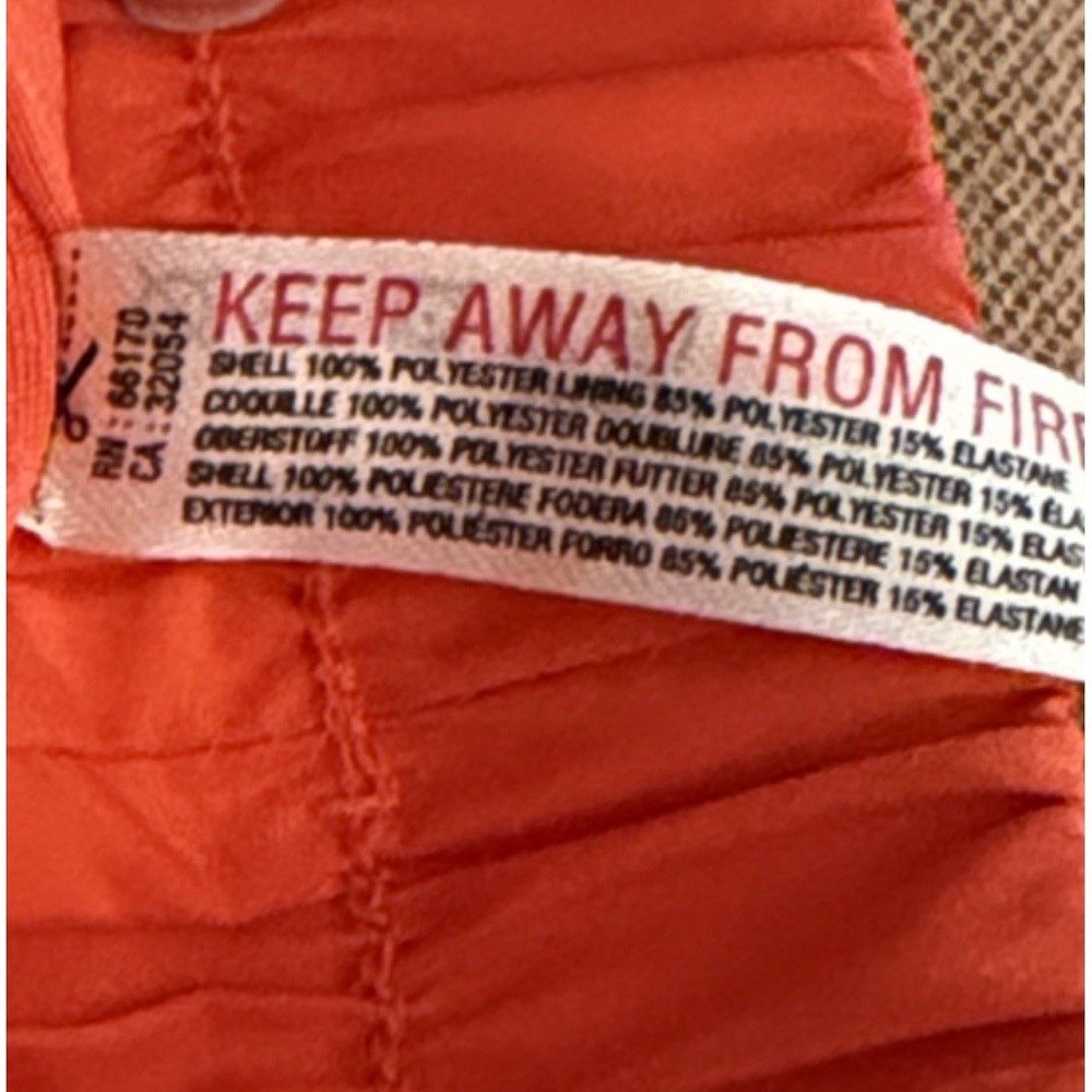 Free People Women Small FP Movement Get Your Flirt On Orange Pull On Shorts - Picture 14 of 16